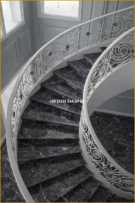 MERDİVEN KORKULUKLARI- MERDİVEN KORKULUK TASARIMI- FERFORJE MERDİVEN KORKULUK MODELLERİ fiy8508