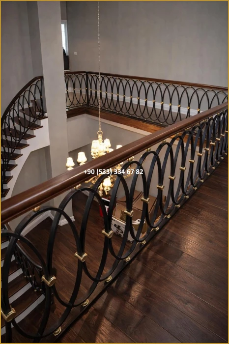 MERDİVEN KORKULUKLARI- MERDİVEN KORKULUK TASARIMI- FERFORJE MERDİVEN KORKULUK MODELLERİ fiy8538