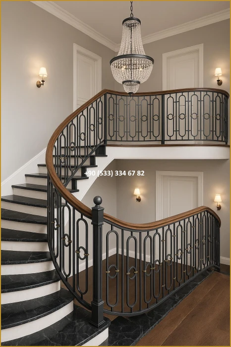 MERDİVEN KORKULUĞU/VİLLA MERDİVEN KORKULUĞU/İÇ MERDİVEN KORKULUKLARI fiy8401